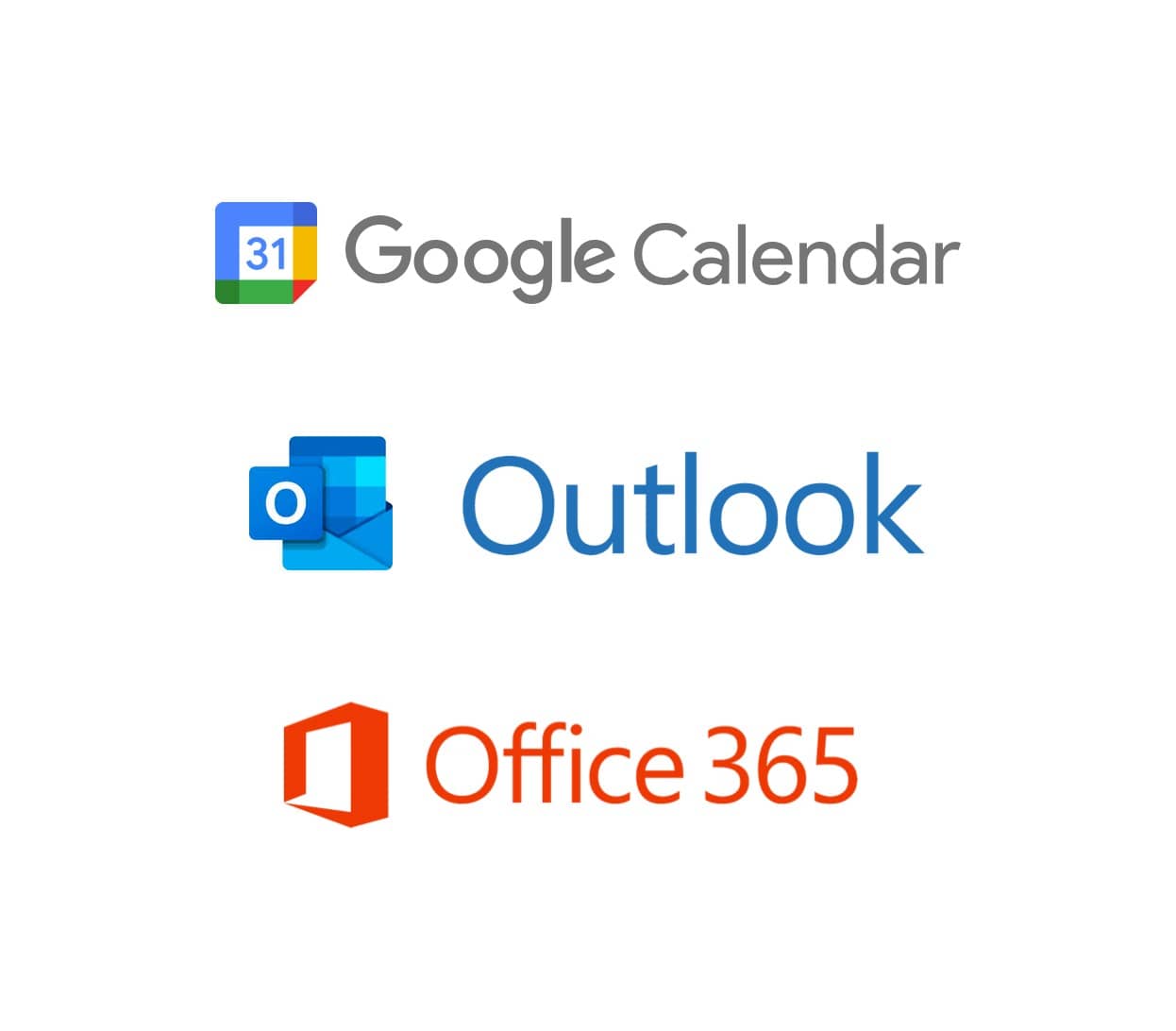 Google and Outlook calendar integration